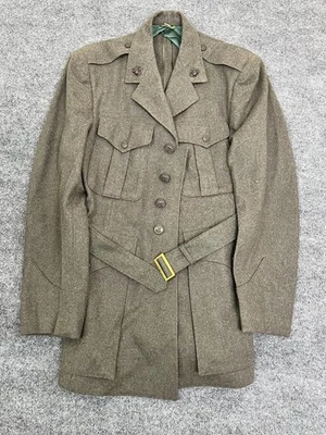 VIntage Kravin Park Clothes Field Green Wool Coat SIZE 36 R - Image 1 of 4