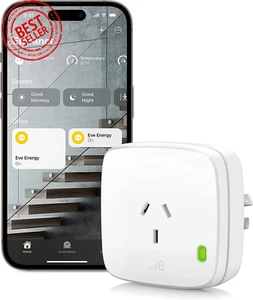 Eve Energy Smart Plug (AU) – Matter w/ Power Meter & App Control - Picture 1 of 8