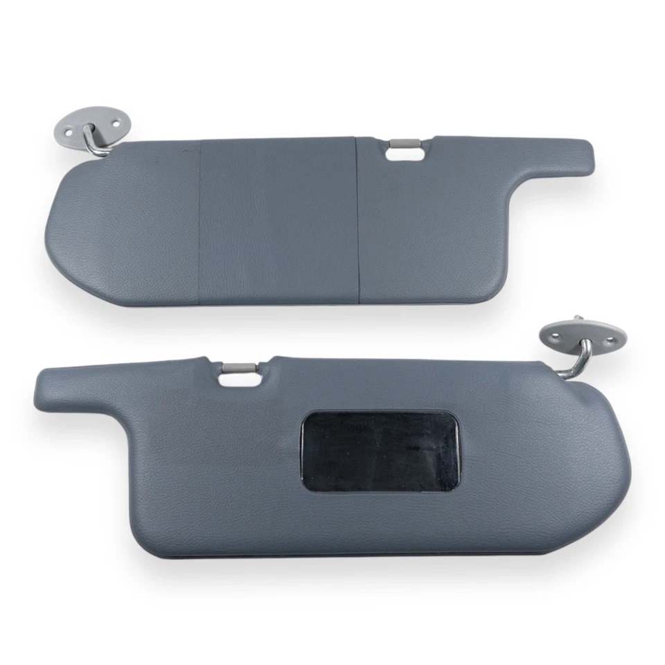 Par de parasol lado conductor y pasajero Toyota Corolla 1988-1992 vinilo azul Foto 1 de 4