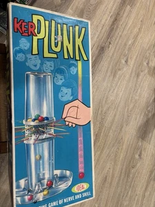 Kerplunk Family Game 1967 Ideal Toy Corp Made In USA Vintage Retro Original Box - Picture 1 of 4
