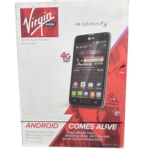 LG Optimus F3 4G LTE No-Contract Prepaid Cell Phone new Sealed  (Virgin Mobile) - Picture 1 of 7