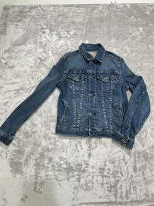 Polo Ralph Lauren Jeansjacke Mädchen Größe 14 jeansblau klassischer Stil Taschen - Bild 1 von 9