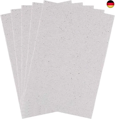 ACONDE 5 Stück Glimmerscheibe, 15 × 12 cm Mikrowelle Glimmerplatte Reparatur Teil, U