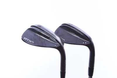 Cleveland RTX-4 Black Satin 54*, 58* Wedge Set RH Graphite Shaft Stiff Flex - Image 1 of 4