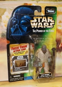 Star Wars Carded Power Of The Force Green Card Freeze Frame Pote Snitkin - Picture 1 of 1
