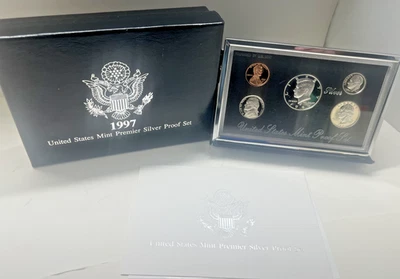 1997 S Premier Silver Proof Set - Image 1 of 3