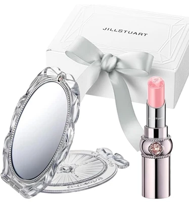 JILL STUART Oval Mirror & Lip Balm Set – Personalized Engraving  Japan Exclusive - Image 1 of 4