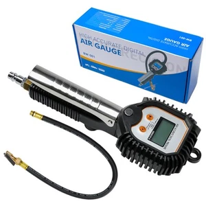 Auto-Digital Reifendruckmessgerät geeicht Luftdruckprüfer Reifenfüller Manometer - Bild 1 von 21