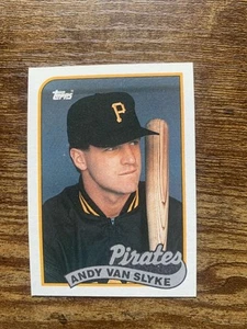 1989 Topps Andy Van Slyke Base #350 Pittsburgh Pirates - Imagen 1 de 1