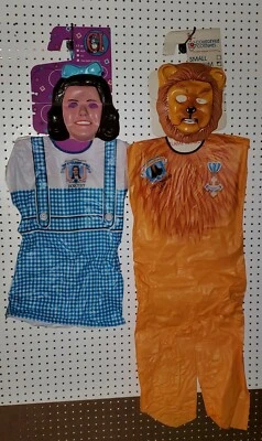 Lote de 4 Disfraces de Halloween del Mago de Oz Dorothy Espantapájaros Hombre de Hojalata León Foto 1 de 4