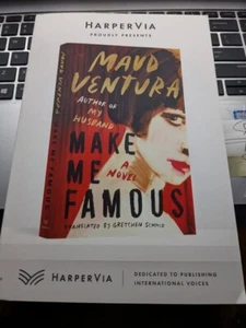 Make Me Famous by Maud Ventura Advance Review Copy paperback - Picture 1 of 1