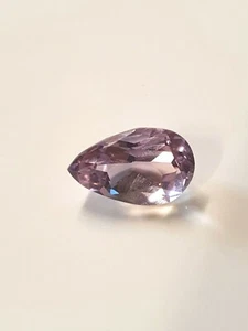 Natural earth-mined amethyst pear shaped gemstone...2.3 carat - Picture 1 of 4