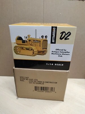 SpecCast 1/16 Caterpillar CAT D2 Track-Type Tractor 2003 Toy Truck'n Show NIB - Image 1 of 4