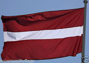 LATVIA LATVIAN FLAG WITH BRASS GROMMETS NEW 3x5 ft better quality usa seller