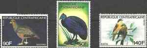 Timbres Oiseaux Centrafrique 476/8 ** (55228BF)