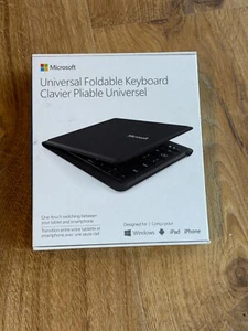 Tastiera wireless Bluetooth pieghevole universale Microsoft modello 1695 nuova scatola aperta - Foto 1 di 10