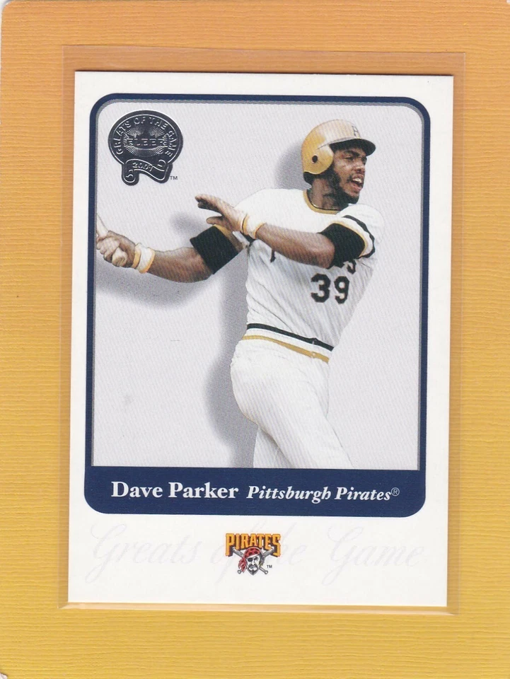 2001 FLEER GREATS OF THE GAME BASEBALL DAVE PARKER #121 PIRATES NMMT/MINT *68680 - Image 1 of 1