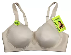 Vanity Fair Medium Impact Convertible Wire-Free Athletic Women's Sports Bra NWT - Picture 1 of 2