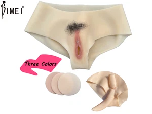 Calzoncillos de silicona falsos para vagina BIMEI para transgéneros travesti #Y-1 - Imagen 1 de 19