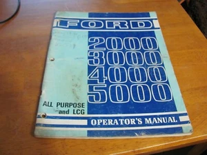 Ford All Purpose & LCG Operator's Manual 2000 3000 4000 5000 - Picture 1 of 9