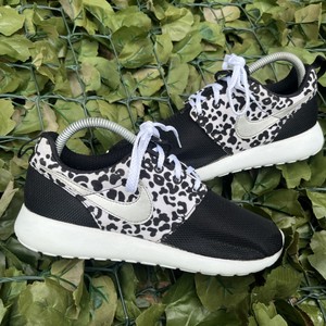 leopard print nike trainers