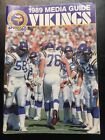 vintage Minnesota Vikings football 1989 guide des médias livre de sport NFL