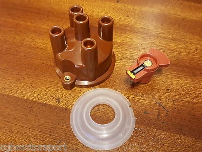 RENAULT 5 GT TURBO NEW DISTRIBUTOR CAP + ROTOR ARM + SEALING RING DUST COVER - Image 1 of 2
