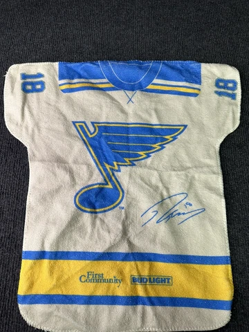 St Louis Blues 2022 Playoff Game 4 Robert Thomas Rally Towel SGA 05/23/2022 Cover