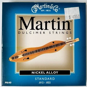 Martin M640 Hackbrett Nickel Legierung Standard Saiten .012-.022 - Bild 1 von 2