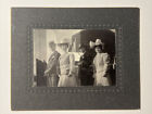 2 Couples Going to Wedding ID’s 1900 ￼antique Cabinet Card Photo CANFIELD COYLE
