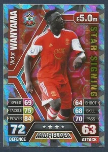 TOPPS MATCH ATTAX 2013-14- #246-SOUTHAMPTON/KENYA-CELTIC-VICTOR WANYAMA-FOIL - Picture 1 of 1