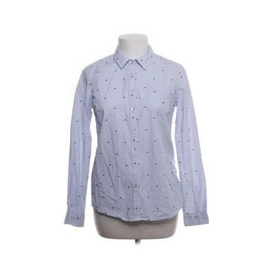Springfield, Hemd, Größe: 36, Blau/Weiß, Baumwolle, Damen #UpM - Bild 1 von 4