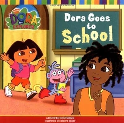 Dora Goes to School (Dora the Explorer), Nickelodeon, Used; Good Book - Image 1 of 1