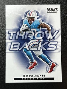2025 Panini Score - Throwbacks #14 Tony Pollard ⭐️FREESHIP⭐️ - Picture 1 of 2