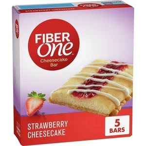 Fiber One Käsekuchen Riegel, Erdbeer-Käsekuchen, Snackriegel, 6,75 oz, 5 ct - Bild 1 von 7