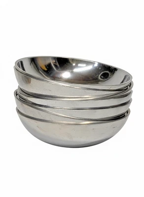 X7 Towle Pintel Collection 6" Ensaladeras Redondas Aluminio Hueco Foto 1 de 4
