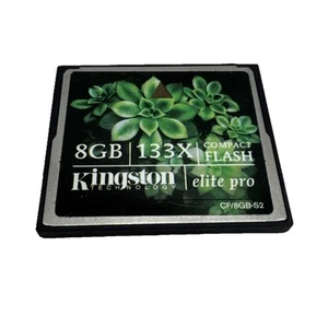 Kingston Elite Pro 8 GB 133x CompactFlash Memory Card - Picture 1 of 1