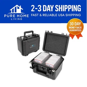 Card Case with Impact-Absorbing Foam - Fits 40 Slabs or 150 Top Loaders - Picture 1 of 11