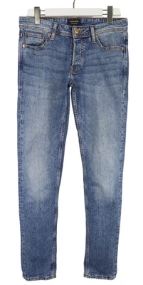 Jack & Jones Jeans Slim/Glenn Para Hombre W31/L34 Azul Stonewashed Con Botón - Imagen 1 de 4