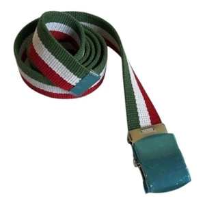 Italy Italian Italia Green Red and white belt Mini Banner 48" Long Adjustable  - Picture 1 of 3