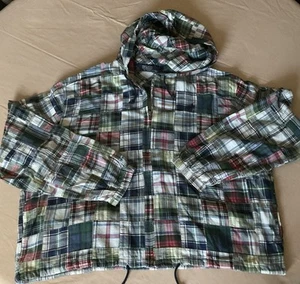 POLO Ralph Lauren Vintage Madras Patchwork Cotton Jacket XXL - Picture 1 of 11