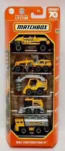 Camión Matchbox 2023 - construcción MBX IV - paquete de 5 1:64 camión Chevy, raspador, petrolero - Imagen 1 de 4