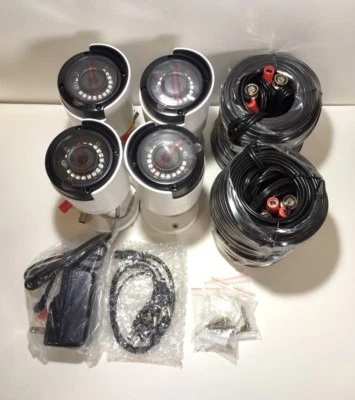 Câmera de segurança Lorex LAB243B 4MP 2K HD analógica bala pacote com 4 - Imagem 1 de 4