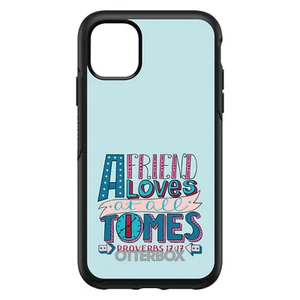 OtterBox Symmetry for Apple iPhone (Pick Model) Proverbs 17:17 Clock Friend Love - Picture 1 of 20