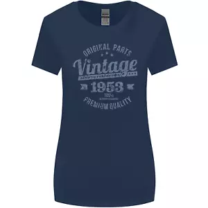 Vintage Year 72nd Birthday 1953 Womens Wider Cut T-Shirt - Picture 1 of 3