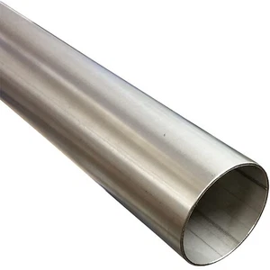 Tubo Acciaio INOX Tondo tubolare 1 METRO 1000MM 50 mm AISI 304 scarico auto moto - Picture 1 of 7