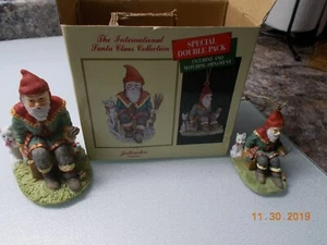 Estatuilla y adorno de Suecia Jultomten colección internacional de Santa Claus - Imagen 1 de 9