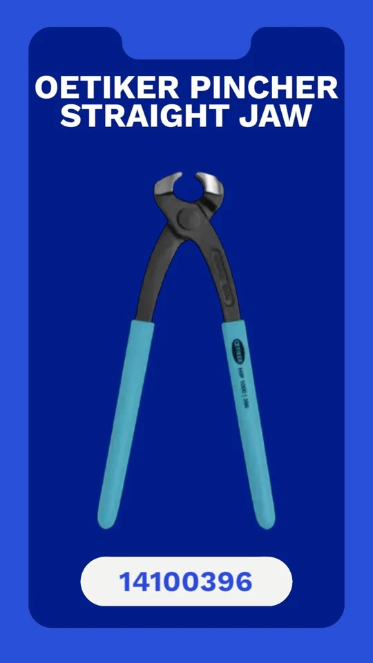 Oetiker Pincer 14100396 Straight Jaw Tool - Heavy Duty Hand Tool Pliers