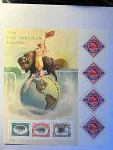 U. S. Stamp Sheet SC 3505 Pan American Inverts 2001 MNH - Picture 1 of 1