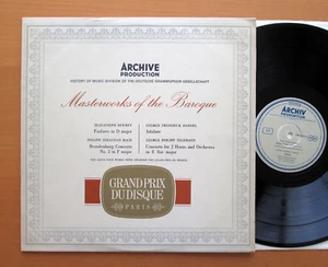 ARCHIV 104810 Masterworks Of The Baroque Mouet Bach Handel Telemann Stereo NM/EX - Picture 1 of 3